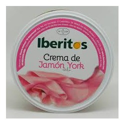 Crema de jamón york Ibveritos, lata 250 gramos