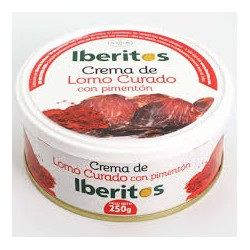 Crema de jamón york Ibveritos, lata 250 gramos